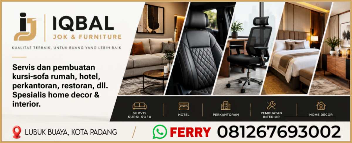 Servis Kursi dan Sofa di Kota Padang - Pasang Iklan dan Artikel di SUMBARPRO media online portal berita dan informasi terkini hubungi WhatsApp 081275690690