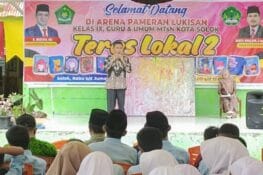 283 Lukisan Siswa MTsN Kota Solok Ditampilkan
