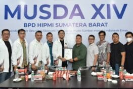 M. Dhanni Hariyona Resmi Mendaftar Calon Ketum HIPMI Sumbar dengan Dukungan Mayoritas BPC