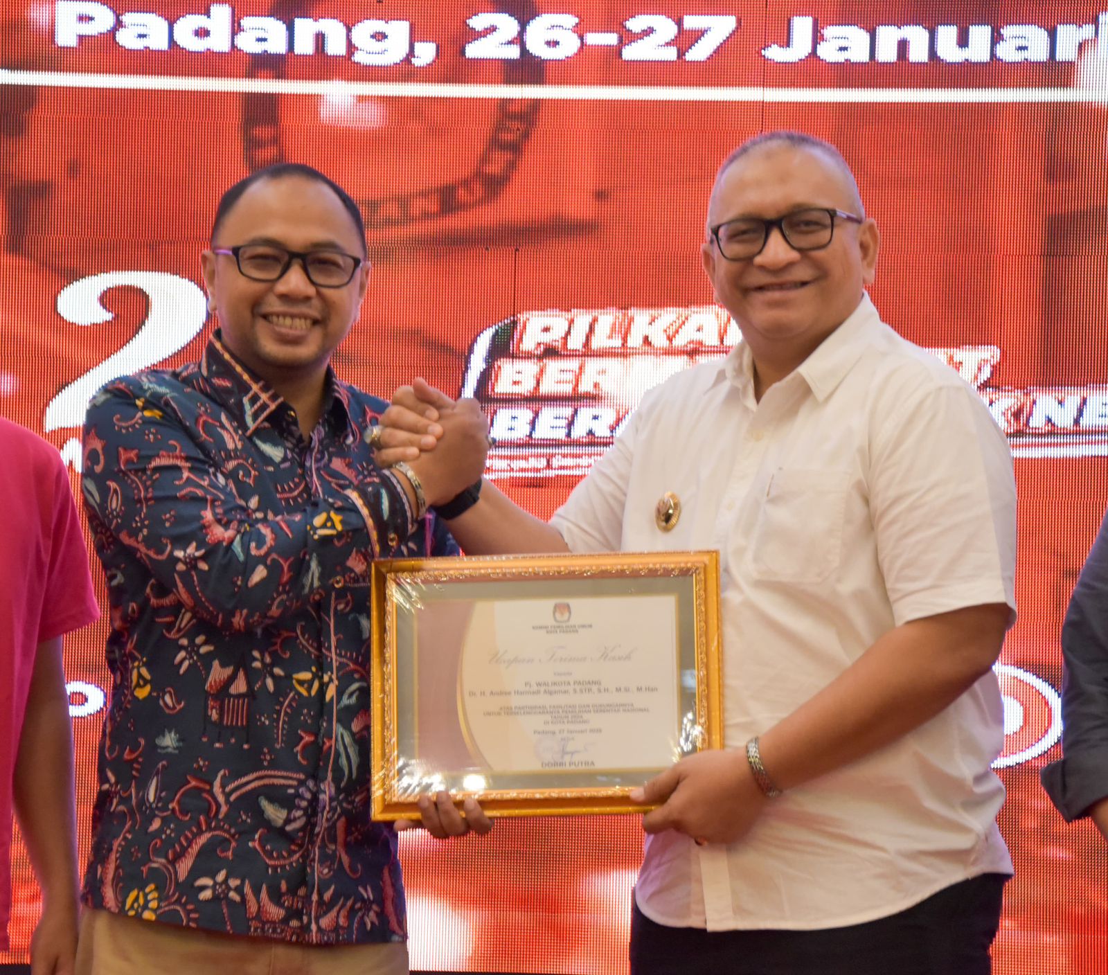 Pj Wali Kota Padang Apresiasi Kinerja KPU dalam Pilkada 2024