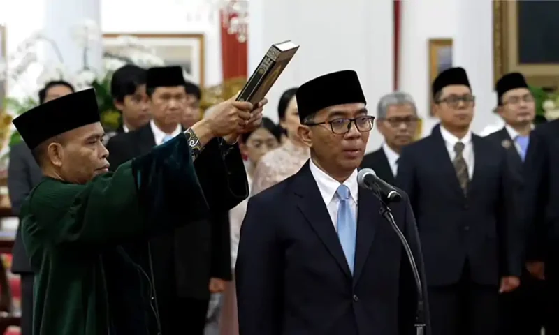 Brian Yuliarto dilantik jadi Menteri Pendidikan Tinggi, Sains, dan Teknologi (Mendikstisaintek) di Istana Negara, Jakarta, Rabu (19/2/2025). (Ist.)