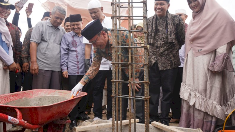 Diresmikan Wawako Maigus Nasir, Warga Piai Tangah Bakal Miliki Masjid Baru