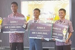 MAN 3 Padang Raih Juara di Olimpiade Matematika dan Literasi Informasi Sumbar