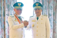 Gubernur Sumatera Barat Mahyeldi Ansharullah dan Wakil Gubernur Vasko Ruseimy. (Ist.)