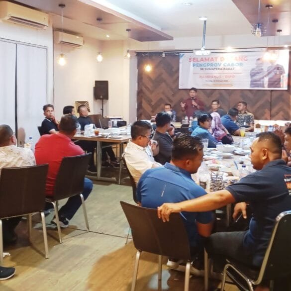 Komitmen Majukan Olahraga Sumbar, Hamdanus dan Dipo Silahturahmi dengan Pengprov Cabor