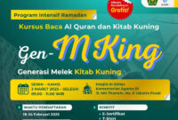 
        Kemenag Buka Kursus Baca Al-Qur'an dan Kitab Kuning di Ramadan 1446 H, Sila Daftar!
    
