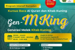 Kemenag Buka Kursus Baca Al-Qur’an dan Kitab Kuning di Ramadan 1446 H, Sila Daftar!