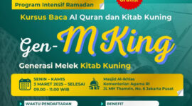 
        Kemenag Buka Kursus Baca Al-Qur'an dan Kitab Kuning di Ramadan 1446 H, Sila Daftar!
    