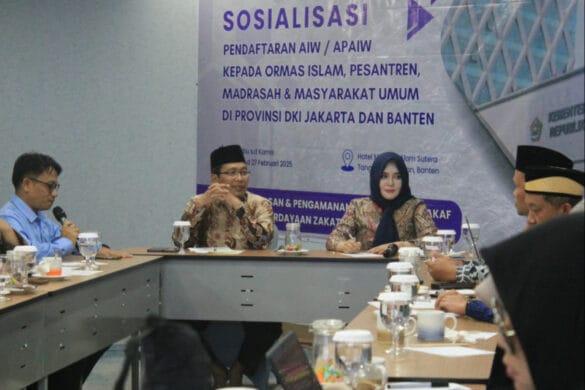 Kemenag dan Kementerian ATR/BPN Sosialisasi Pendaftaran Akta Ikrar Wakaf dan Akta Pengganti