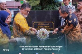 Kenang Sejarah Pendidikan Guru, Monumen SPG Padang Panjang Diresmikan