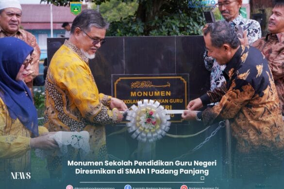 Kenang Sejarah Pendidikan Guru, Monumen SPG Padang Panjang Diresmikan
