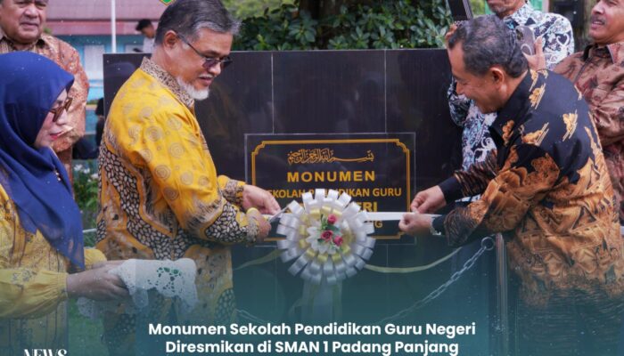 Kenang Sejarah Pendidikan Guru, Monumen SPG Padang Panjang Diresmikan