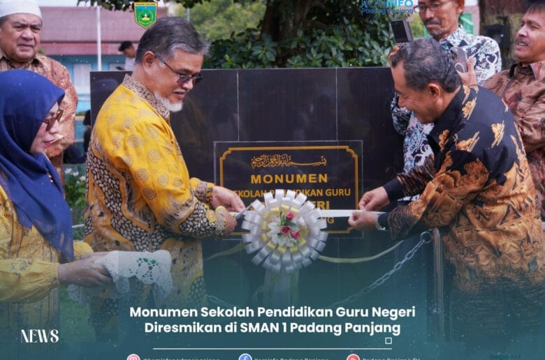 Kenang Sejarah Pendidikan Guru, Monumen SPG Padang Panjang Diresmikan
