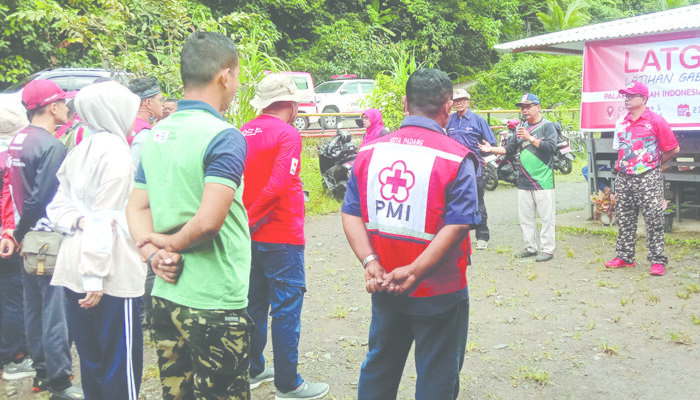 PMI Kota Padang Gelar Latihan Gabungan untuk Tingkatkan Kesiapan Relawan