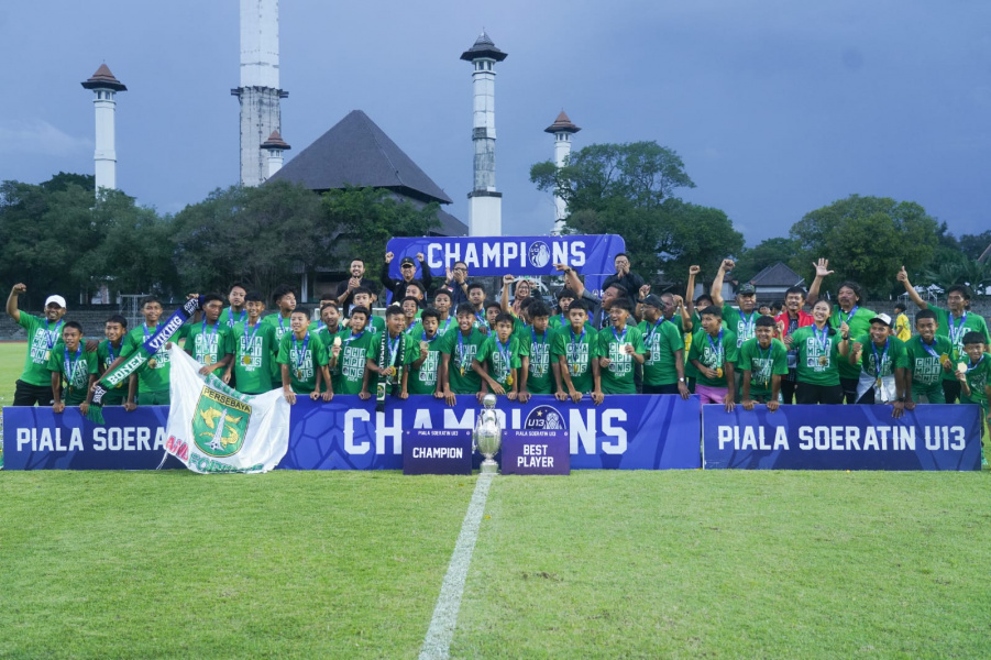 Persebaya Surabaya U-13 Raih Gelar Piala Soeratin U-13 2024