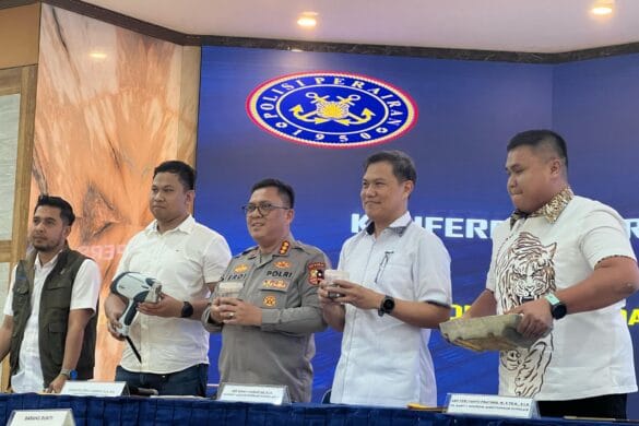 Polair Baharkam Bongkar Pengolahan Timah Ilegal di Bekasi