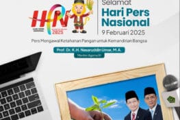 Selamat Hari Pers Nasional, Menag: Pencerah Umat Lestarikan Alam untuk Ketahanan Pangan