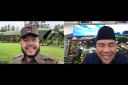 Ikuti Retreat, Fadly Amran Pantau Perkembangan Kota Padang Lewat Zoom Meeting