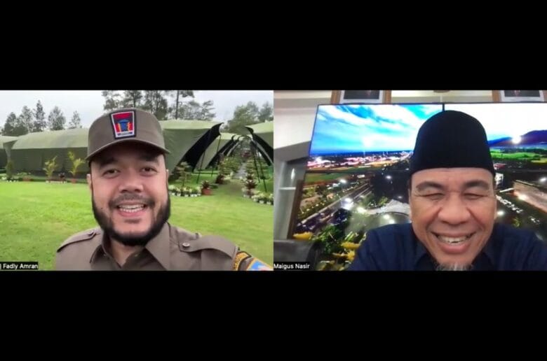 Wali Kota Padang Pantau Perkembangan Kota Lewat Zoom Meeting dari Wali Kota Padang Pantau Perkembangan Kota Lewat Zoom Meeting dari Magelang