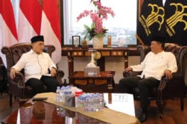 Wamenag Kunjungi Menteri Hukum, Bahas Pemekaran Ditjen Pendidikan Islam