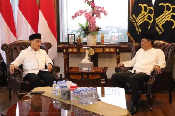 Wamenag Kunjungi Menteri Hukum, Bahas Pemekaran Ditjen Pendidikan Islam