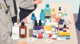 Ilustrasi kosmetik ilegal.