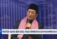 Menteri Agama Nasaruddin Umar.