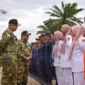 Pemko Padang menggelar Apel Kesiapsiagaan perayaan Idul Fitri 1446 H, di Lapangan Markas Komando (Mako) Satpol PP Kota Padang, Sabtu (22/3/2025).