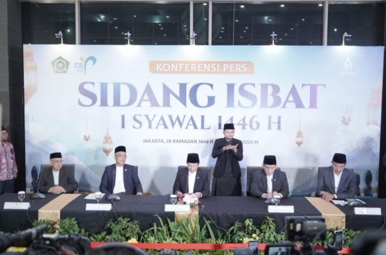 Pemerintah Tetapkan 1 Syawal 1446 H Jatuh pada 31 Maret
Pemerintah Tetapkan 1 Syawal 1446 H Jatuh pada 31 Maret 2025