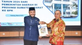 Pemko Padang Serahkan LKPD 2024 ke BPK, Optimis Raih Opini WTP