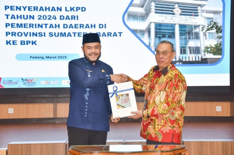 Pemko Padang Serahkan LKPD 2024 ke BPK, Optimis Raih Opini WTP