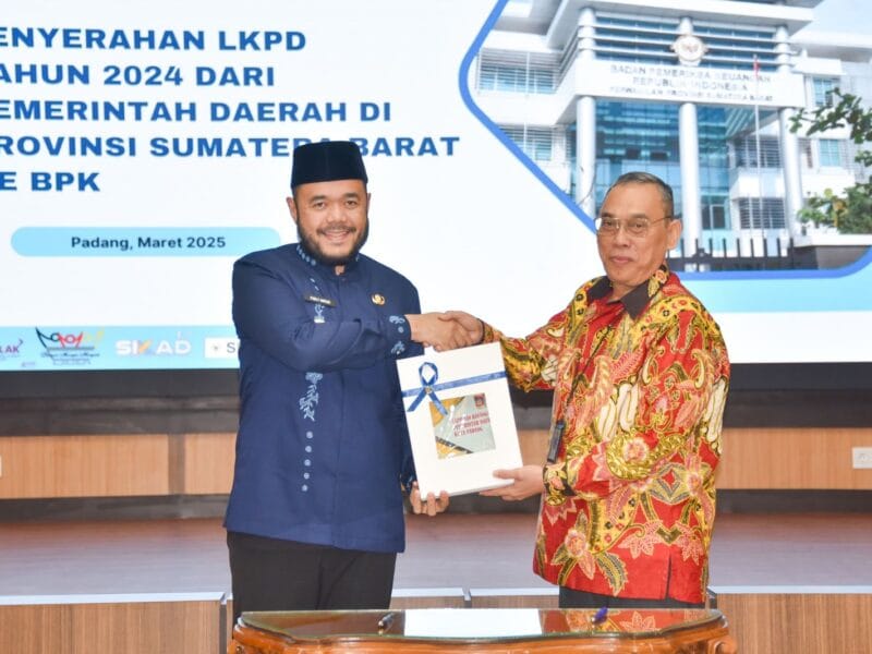 Pemko Padang Serahkan LKPD 2024 ke BPK, Optimis Raih Opini WTP