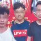 Tiga tersangka kasus penganiayaan yang ditangkap Satreskrim Polres Payakumbuh.