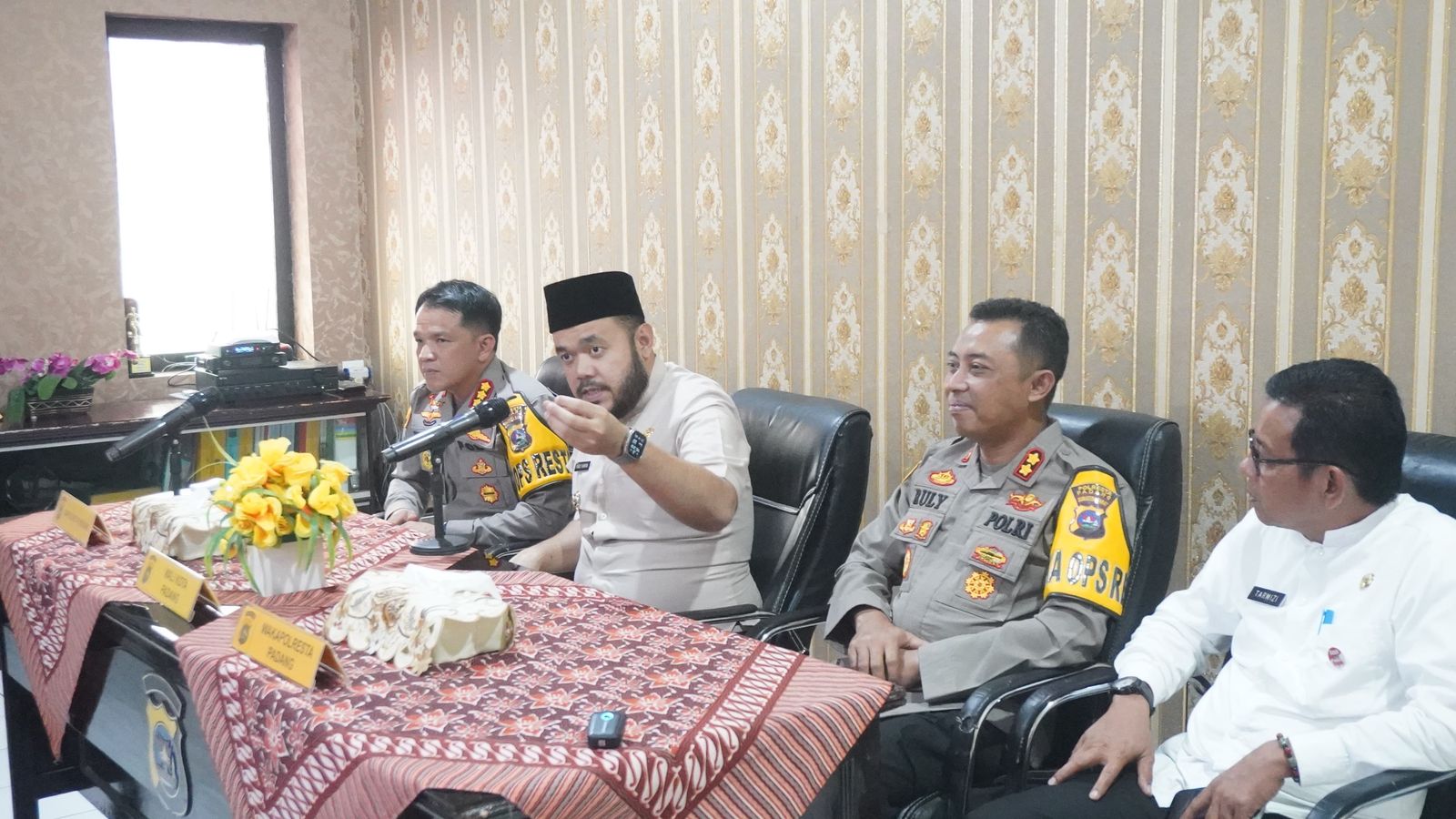 Wali Kota Padang Fadly Amran Perkuat Sinergi dengan Forkopimda