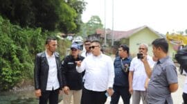 Wali Kota Padang Panjang Tinjau Pembangunan Jalan di Lubuk Mata Kucing