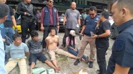 Empat orang terduga kurir narkoba jenis sabu, diamankan tim Badan Narkotika Nasional Provinsi (BNNP) Sumatra Barat, di Kota Payakumbuh, Jumat (7/3/2025). 