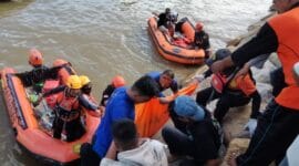 Korban Hanyut di Sungai Batang Kandis Ditemukan Meninggal Dunia