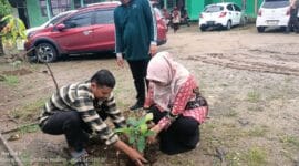 Peringati Hari Bumi 2025, MAN 3 Padang Tanam Pohon Matoa