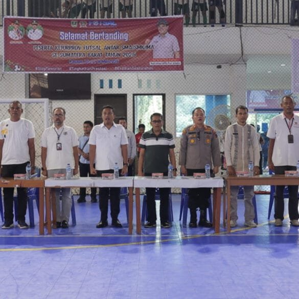 35 Sekolah Ikuti Turnamen Futsal Antar Pelajar se-Sumbar