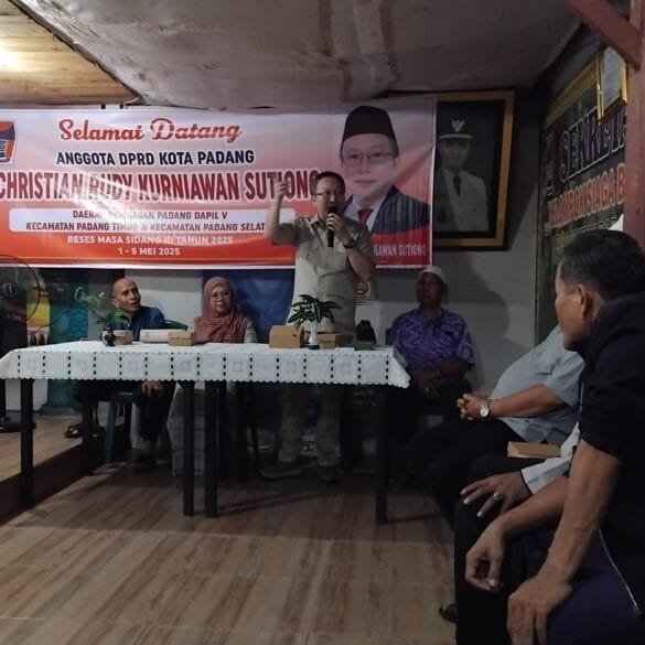 Christian Rudy Tampung Aspirasi Warga Belakang Pondok