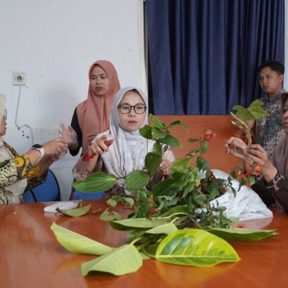 Dispangtan Padang Panjang Latih ASN Gandakan Tanaman Hias