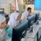 Siswa MAN 1 Padang mengikuti Olimpiade Bahasa Arab tingkat Kota Padang secara daring, Sabtu (24/5/2025).