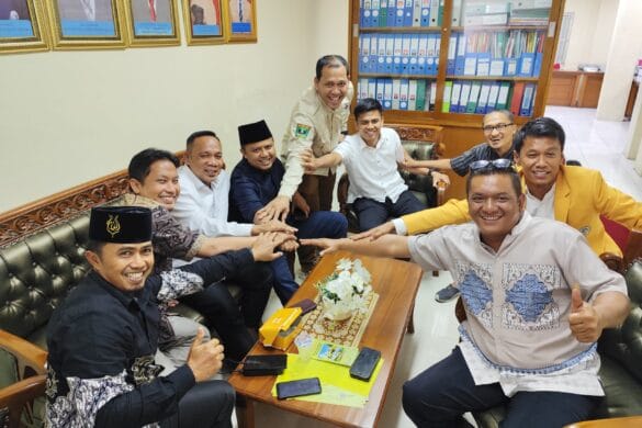 Hamdanus Silahturahmi dengan Ketua DPRD Padang Pariaman Aprinaldi dan Wakil Ketua DPRD Pessel Ermizen bahas Porprov