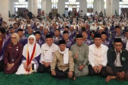 Kloter Pertama Calon Jemaah Haji Padang Diberangkatkan