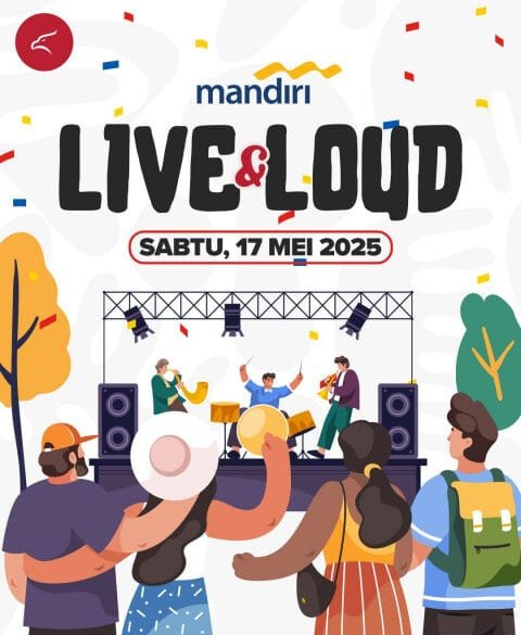 Mandiri Live & Loud Akan Meriahkan Official Garuda Store & Garuda Cafe di Akhir Pekan Ini