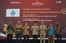 Padang Raih Tiga Penghargaan Nasional di TOP BUMD Awards 2025