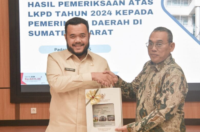 Pemko Padang Raih Predikat WTP ke-12 dari BPK