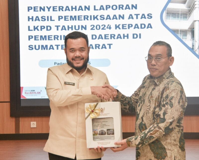 Pemko Padang Raih Predikat WTP ke-12 dari BPK