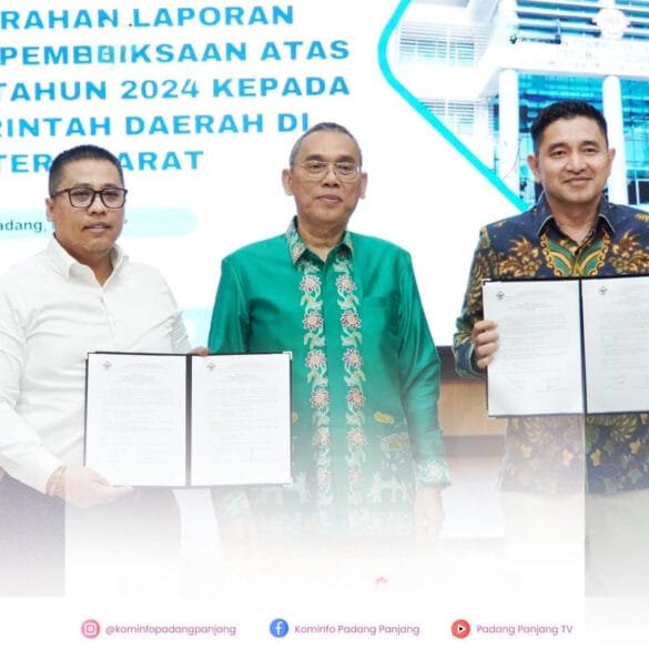 Sembilan Kali Berturut-turut, Padang Panjang Raih Predikat WTP