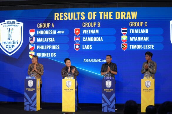 Tergabung di Grup A, Indonesia Siap Berjuang di ASEAN U-23 Championship Mandiri Cup 2025